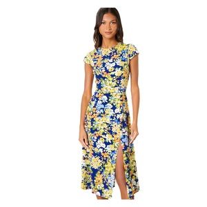 Perfect! Sugarlips Toulon Floral Everbloom Cutout Midi Dress Size L